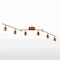 Vidalite Shura Brass 6-Light Swivel Track Light with Rotatable Heads, Integrated LED, 3000k, 3000 Lumen CE1009227 - alternate 2