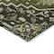 Homeroots 5' X 8' Olive Green Ivory And Brown Oriental Washable Indoor Outdoor Area Rug 600175 - alternate 2