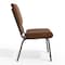 Flash Furniture Hercules Church Chair, Brown Back, 19-1/4 in W 25" L 33-1/4" H, Fabric Seat FD-CH02185-GV-10355-GG - alternate 3