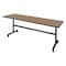 Regency Kobe Flip-Top Training Nesting Table, 84 in W, 24 in L, Noble Oak MKFT8424NO - alternate 1