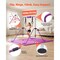 Vevor Gymnastic Bars for Kids Folding Training Kip Bar for Home 140 lbs Pink QT1892A - alternate 2
