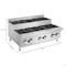 Koolmore 36 in. Commercial Six-Burner Step Up Gas Range, 156000 BTU in Stainless-Steel KM-CRSU-36 - alternate 2