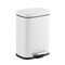 Happimess Connor Rectangular 13.2-Gallon Trash Can with Soft-Close Lid and FREE Mini Trash Can, Cotton White HPM1006C - alternate 2