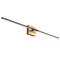 Jonathan Y McKenna 32" Modern Minimalist Dimmable Integrated LED Metal Wall Sconce, Oil Rubbed Bronze/Brass Gold JYL7040F - alternate 2