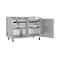 Koolmore 48 in. Two Door Commercial Undercounter Refrigerator in Stainless-Steel 11 cu. ft. KM-UCR-2DSS KM-UCR-2DSS - alternate 3