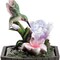Homeroots 11" Pink Green And Brown Polyresin Hummingbird Tabletop Fountain 468305 - alternate 2
