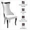 Leisuremod Novara Collection Modern Wooden Dining Chair in Light Cream NC20CR - alternate 2