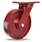 Hamilton Heavy Service Swivel Caster, 8" x 2" Metal Wheel, 1/2" Precision Tapered Bearing S-HS-8MT - alternate 1