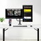 Startech.Com DESK MOUNT DUAL MONITOR ARM WITH CROSSBAR, UP TO 27 DISPLAYS, VESA 75X75/100X100 H2M1AS2-MONITOR-ARM - alternate 2