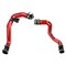 Hps Performance Hot & Cold Side Charge Pipe with Black CAC Hose Intercooler Boots, Red,  17-145R - alternate 1