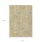 Homeroots 10' X 14' Gold Ivory And Gray Oriental Washable Indoor Outdoor Area Rug 598045 - alternate 2
