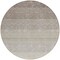 Homeroots 8' Brown And Ivory Round Ombre Washable Indoor Outdoor Area Rug 595795 - alternate 2
