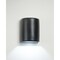 Luxury Lighting Gilly 10 in Tall Ceramic Outdoor Wall Light with Punched Groove Pattern, Matte Black Paint Finish 101-00-MBP-ud-7 - alternate 1