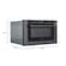 Koolmore Reserve 24 in. Stainless Steel Microwave Drawer, 1.2 Cu. Ft Capacity in Black KM-MD-1BSS - alternate 2