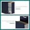 Space Solutions 14.25 in W 3 Drawer Mobile Vertical File Cabinet, Navy 24430 - alternate 3