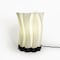 Jonathan Y Flame 13.5 in. Modern Bohemian Plant-Based PLA 3D Printed Dimmable LED Table Lamp, White/Black USA1002B - alternate 1