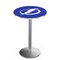 Holland Bar Stool Co 36" Stainless Steel Tampa Bay Lightning Pub Table, 36" dia. Top L214S3636TBLght - alternate 1