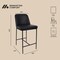 Manhattan Comfort Loft Metal Vegan Leather Counter Stool in Black - Set of 2 CS1534-2 - alternate 2