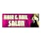 Signmission Hair And Nail Salon, 18 Inch, Decal D-48-30383 - alternate 1