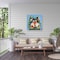 Trademark Fine Art Outdoor Canvas Art Karrie Evenson 'Rainbow Wolf' Wall Art for Patios, or Gardens GRL00694-OC2424WR - alternate 2