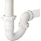 Keeney Mfg 1-1/2'' White Polypropylene Sink Trap with Reducer Washer 600K - alternate 2