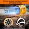 Iliving Yellow 24 in. Utility Blower Exhaust Warehouse Ventilator Floor Fan, 2000-Watt, 1720RPM ILG8VF24 - alternate 4