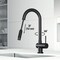 Vigo Gramercy Single-Handle Pull-Down Sprayer Kitchen Faucet with Touchless Sensor in Matte Black VG02008MBS - alternate 2