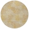 Homeroots 8' Gold Beige And Wheat Round Polka Dot Washable Indoor Outdoor Area Rug 614673 - alternate 3