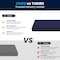 Flash Furniture Irvine Liquid-Resistant Memory Foam 8 Inch Twin XL Mattress w/Removable Cover w/Zipper in Blue CL-MF-LR-TWINXL-GG - alternate 2