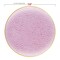 Smarty Had A Party 7.5" Clear Pink with Gold Rim Hammered Glass Disposable Plastic Appetizer/Salad Plates, 120PK 8867-PG-CASE - alternate 3