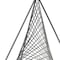 Homeroots Contemporary Gray Metal Triangular Decor Piece 392489 - alternate 2