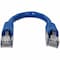 Add-On 6IN RJ-45 MALE TO RJ-45 MALE CAT7 STRAIGHT BLUE S/FTP COPPER PVC PATCH ADD-0-5FCAT7-BE - alternate 2