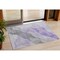 Homeroots 3' X 5' Lavender And Gray Abstract Washable Indoor Outdoor Area Rug 631833 - alternate 1
