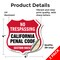 Signmission California No Trespassing Shield Sign Ca, 4 inch X 4 inch, Vinyl Decal, 2PK SHI-D-2PACK-4-368 - alternate 2