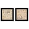 Homeroots Set Of Two Together or Each Other 2 Black Framed Print Wall Art, 2PK 406012 - alternate 3