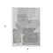 Homeroots 5' X 8' Linen And Gray Abstract Washable Indoor Outdoor Area Rug 632162 - alternate 3
