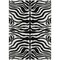 Homeroots 9' X 12' Black And Ivory Animal Print Washable Indoor Outdoor Area Rug 600592 - alternate 2