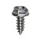 Auveco 10 x 1/2in Slotted Hex Washer Head Tapping Screw Zinc, 100PK 3381 - alternate 1