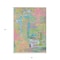 Homeroots 3' X 5' Pink Key Lime And Sky Blue Abstract Washable Indoor Outdoor Area Rug 609214 - alternate 3