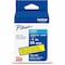 Brother Label/Ribbon Cartridge, Yellow, Gloss, 1 in W TZE651G - alternate 1