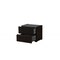 Homeroots 24" X 17" X 20" Dark Grey And Light Epresso Mdf Nightstand 319114 - alternate 2