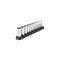Tekton 1/4 Inch Drive Semi-Deep 12-Point Socket Set with Rail, 11-Piece (5/32 - 9/16 in.) SHD90119 - alternate 1