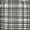 Homeroots 20" White and Black Check Cotton Blend Throw Pillow With Embroidery 549438 - alternate 1