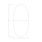 Skutchi Designs Boval Conference Table With Power Unit, 48 in W, 96 in L, Grey HAR-BOVL-48X96-DOU.BK-U779-EBLK - alternate 2