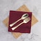 Smarty Had A Party Durable Burgundy Red Paper Beverage/Cocktail Napkins, 600PK 803122B-CASE - alternate 3