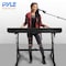 Pyle Pyle Port Universal Electronic Keyboard Organ Holder - Adjustable, Heavy-Duty with Locking Wheels PKST48 - alternate 2