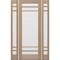 Doornmore G10502, 65.25" x 98" ( 36" Door + 2x12" Side) Left Hand, Mahogany SDL 5 Lite Exterior Door G10502-SW-3696-G10502-SL_1-2_LI - alternate 2