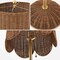 Jonathan Y Joel 63.5" Coastal Bohemian Scallop Shade Rattan/Metal LED Floor Lamp w/ Pull Chain, Brown/Brass Gold JYL1153A - alternate 3