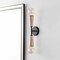 Jonathan Y Katia 5.13" 2-Light Modern Designer Iron/Wood Double Sided Hourglass LED Sconce, Light Brown/Black JYL1600A - alternate 2