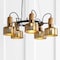 Jonathan Y Gallery 24 in. 5-Light Adjustable Spotlight Metal LED Chandelier, Brass Gold JYL6127A - alternate 3